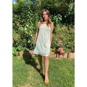 True Vintage Pistachio Slip Dress (1970s) / Nightgown
